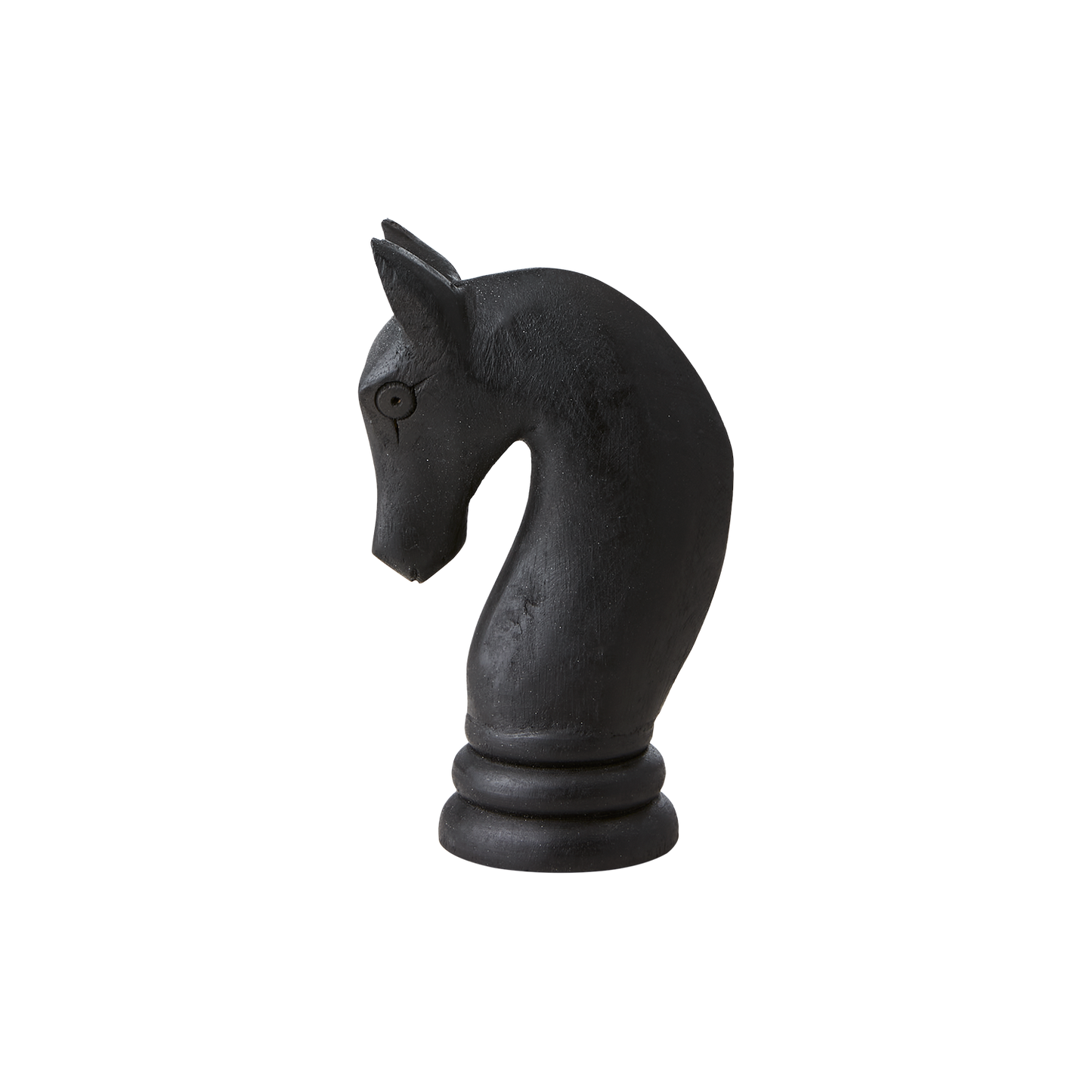 CHESS PIECE HORSE BLACK