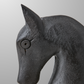 CHESS PIECE HORSE BLACK